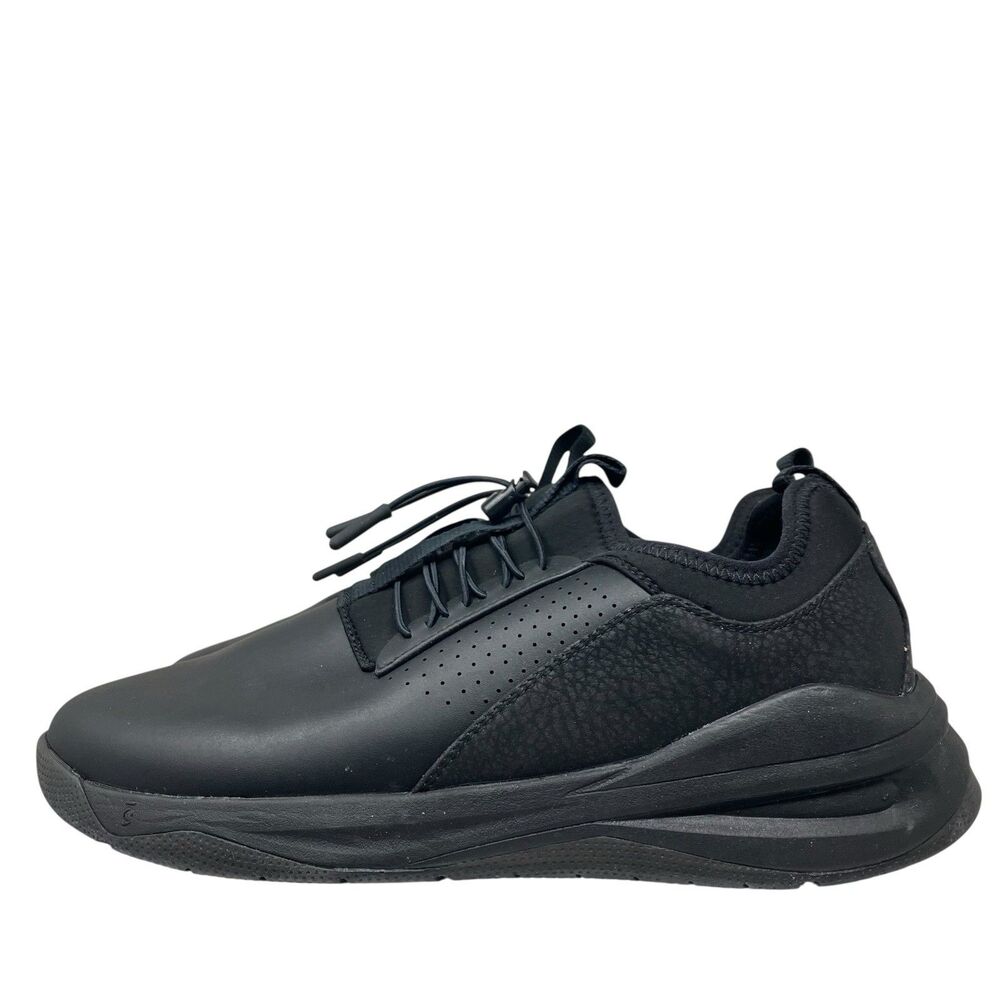 Clove Sneakers Mens 9 Black Healthcare Nurse Comfort Fluid/Slip Resistant New - Picture 3 of 9